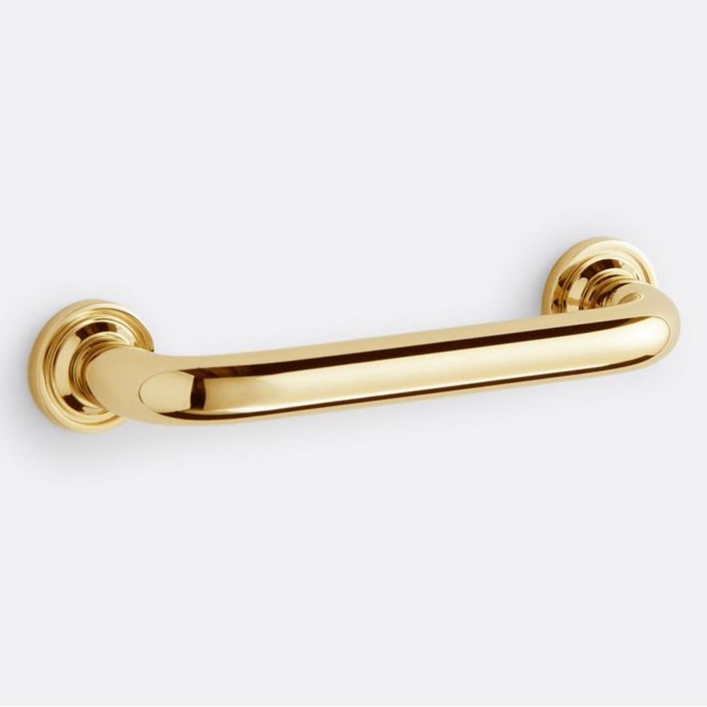 Rejuvenation 4” Ansel Pull Unlaquered Brass